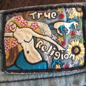 Rare true religion Denim shorts